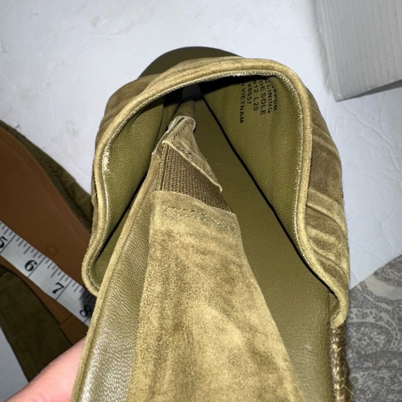 Tory Burch Women's Leather Suede Slingback Espadrille in Leccio (Olive) - Size 8 - Picture 3 of 15